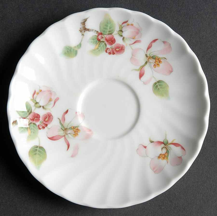 Apple Blossom Saucer for Demitasse Cup by Wedgwood-1