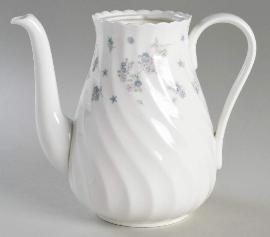 April Flowers Coffee Pot No Lid by Wedgwood-1