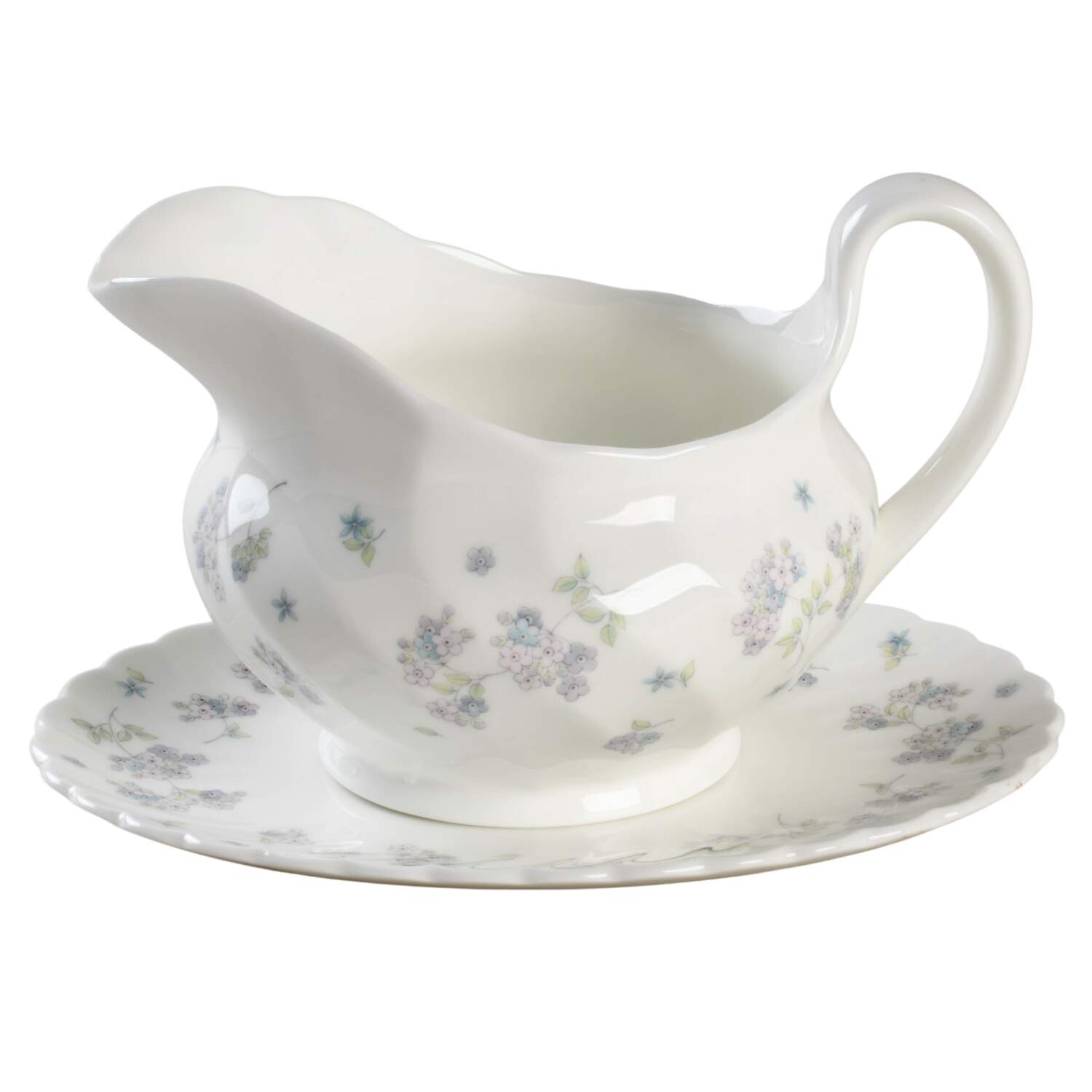 April Flowers Gravy Boat & Underplate by Wedgwood-1