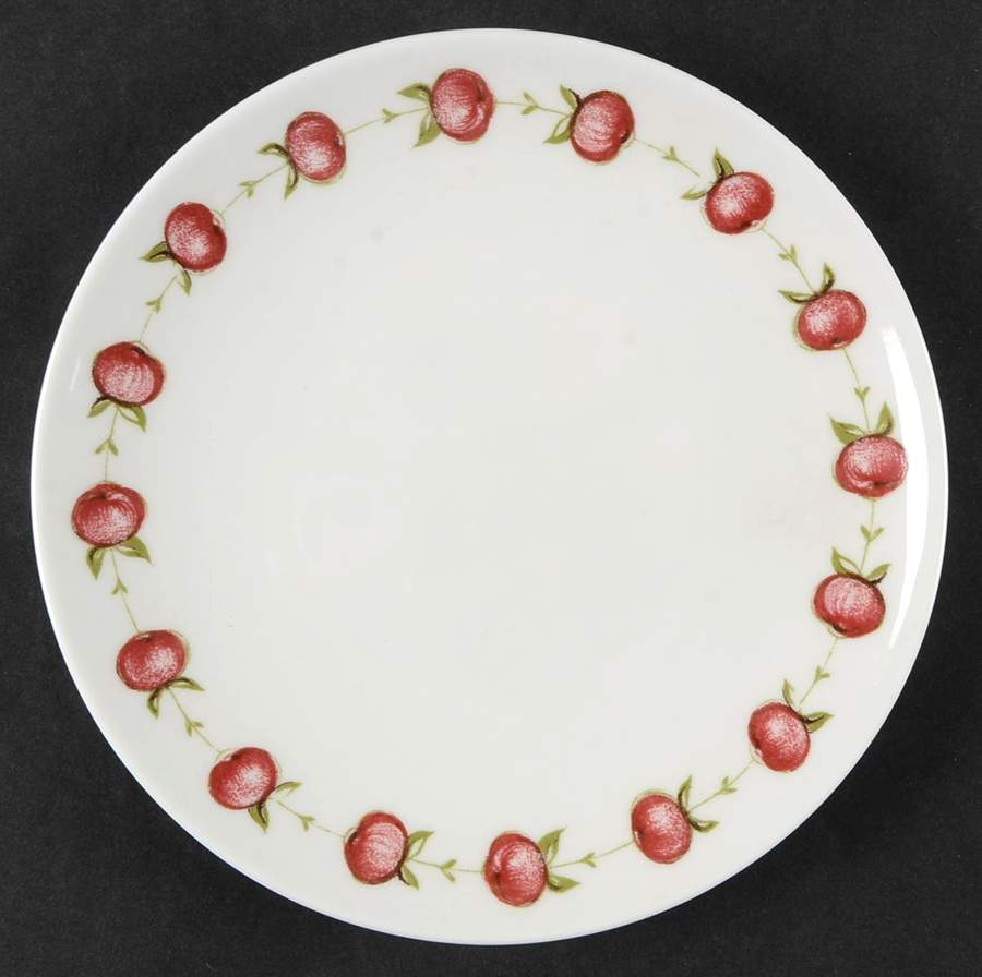 Apple Gay Coupe Bread & Butter Plate by Wedgwood-1