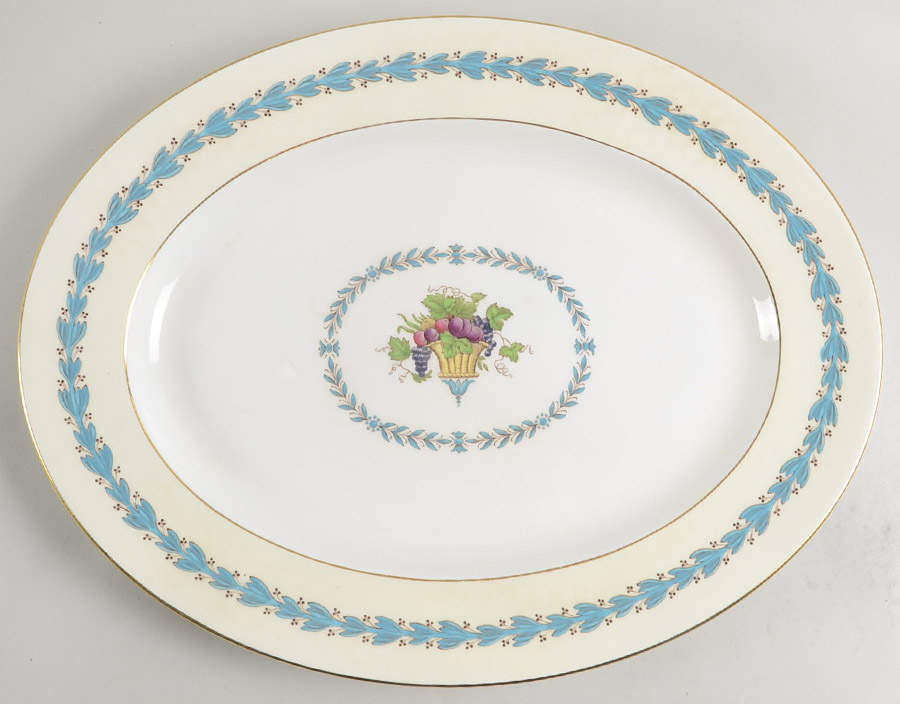 Appledore 17" Oval Serving Platter by Wedgwood-1