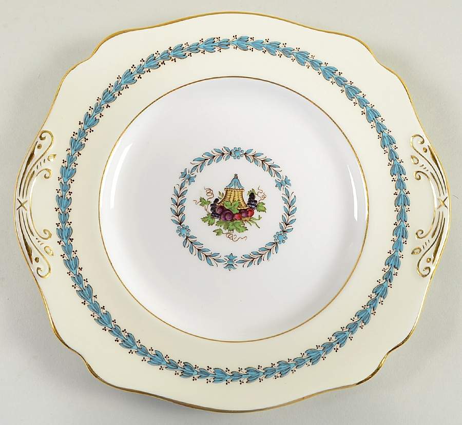 Appledore Square Handled Cake Plate by Wedgwood-1