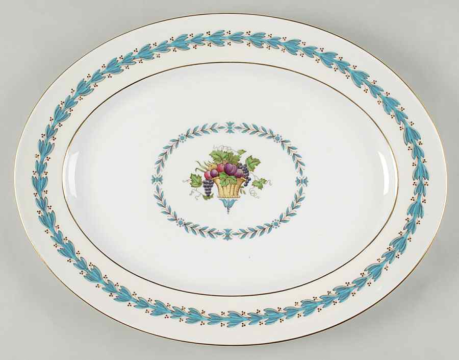 Appledore 15" Oval Serving Platter by Wedgwood-1