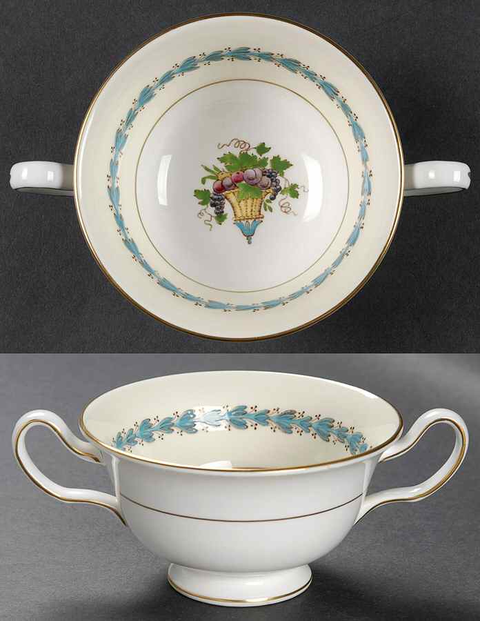 Appledore Footed Cream Soup Bowl by Wedgwood-1