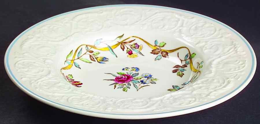 Argyle Rim Soup Bowl by Wedgwood-1