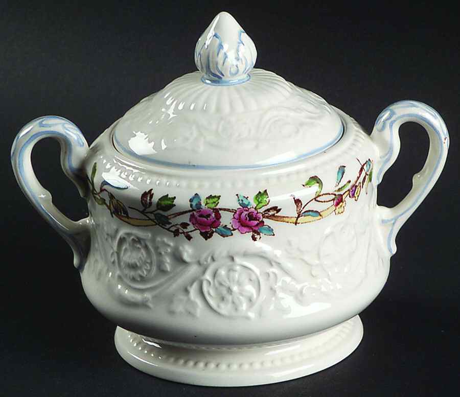 Argyle Sugar Bowl & Lid by Wedgwood-1