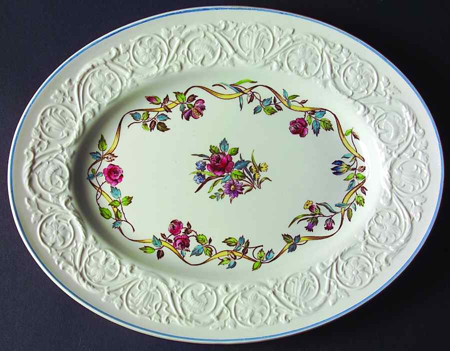 Argyle 12" Oval Serving Platter by Wedgwood-1