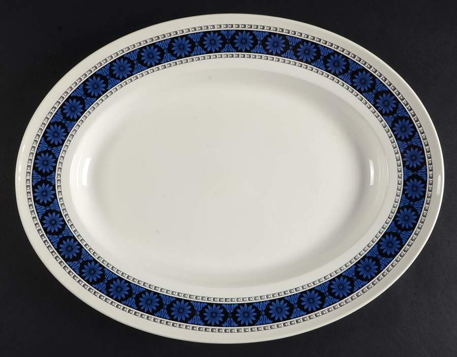 Argosy 15" Oval Serving Platter by Wedgwood-1