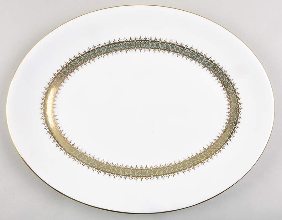 Argyll 14" Oval Serving Platter by Wedgwood-1