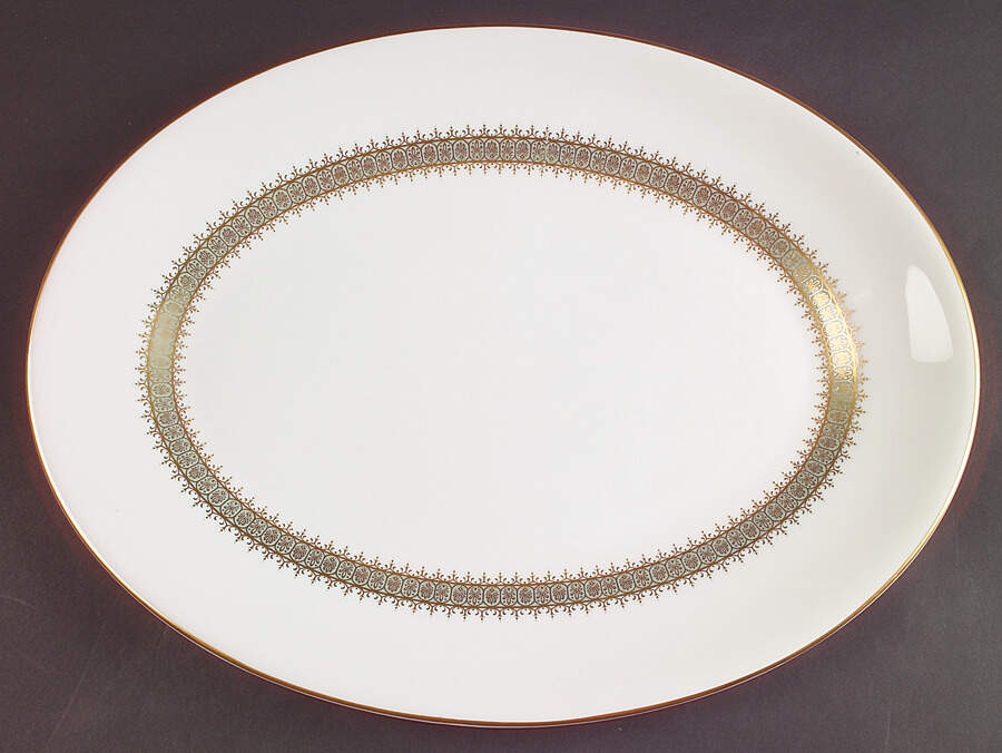 Argyll 15" Oval Serving Platter by Wedgwood-1