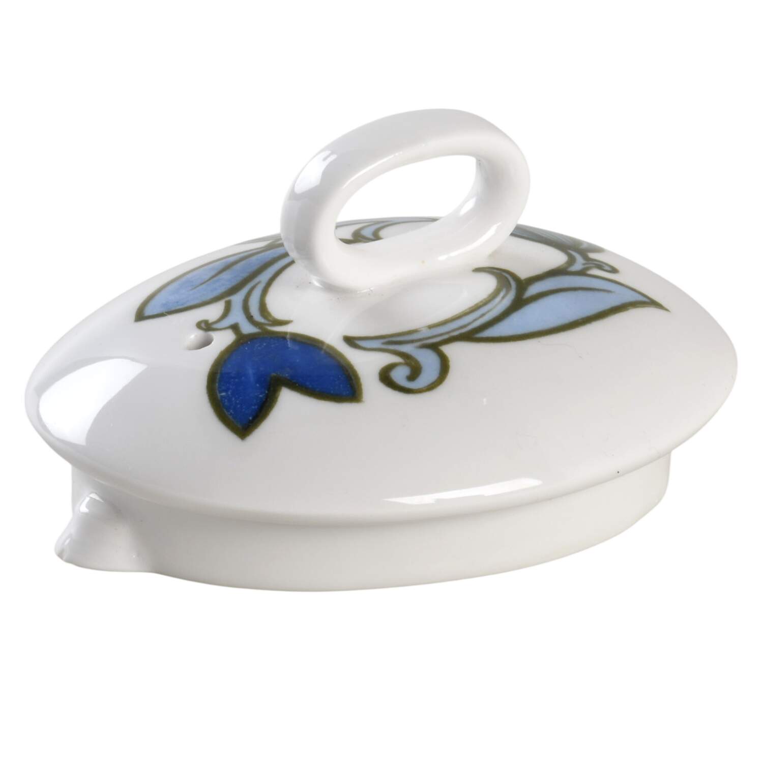 Art Nouveau Blue Lid for Coffee Pot by Wedgwood-1