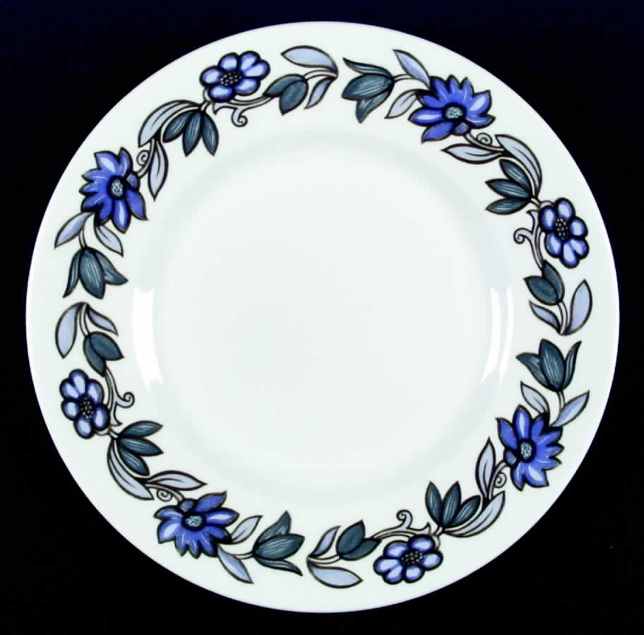 Art Nouveau Blue Dinner Plate by Wedgwood-1