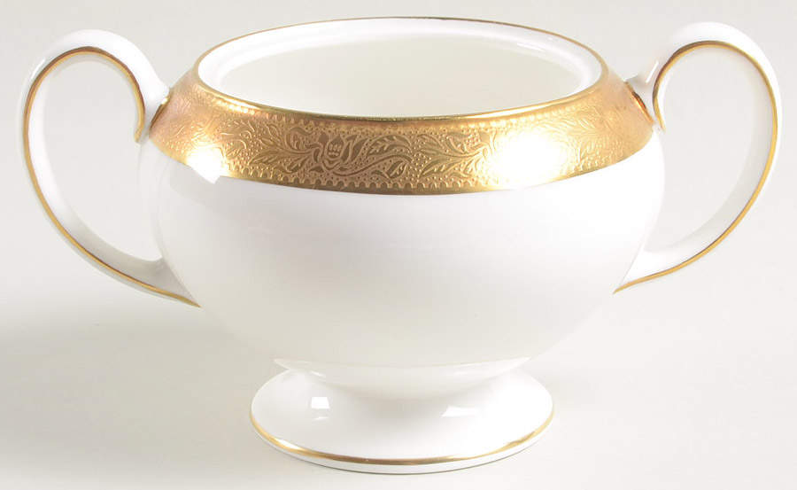 Ascot Leigh Shape Sugar Bowl No Lid by Wedgwood-1