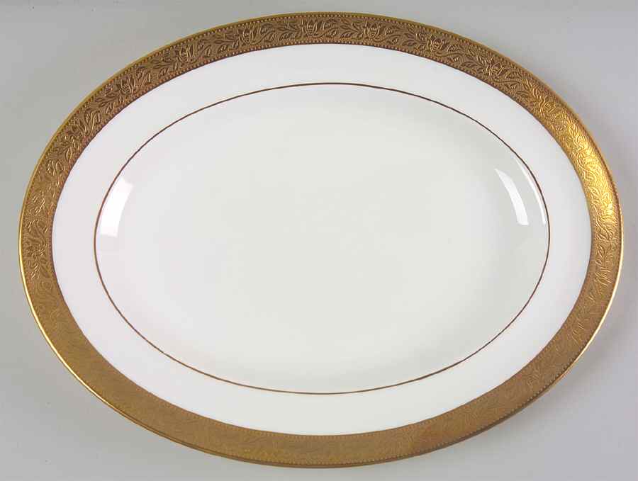 Ascot 13" Oval Serving Platter by Wedgwood-1