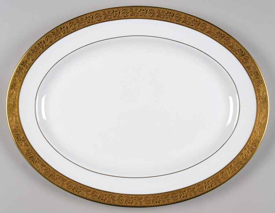 Ascot 15" Oval Serving Platter by Wedgwood-1