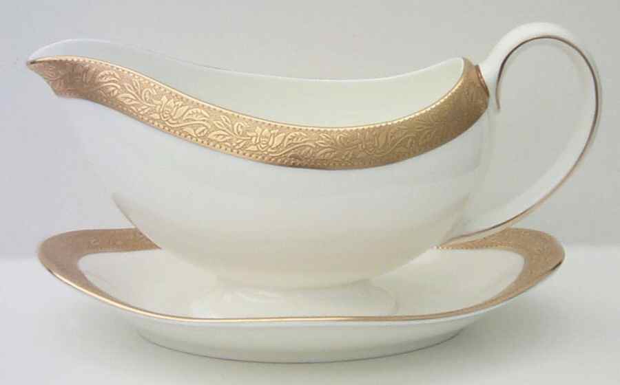 Ascot Gravy Boat with Attached Underplate by Wedgwood-1