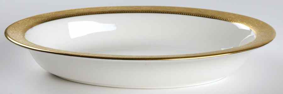 Ascot 10" Oval Vegetable Bowl by Wedgwood-1