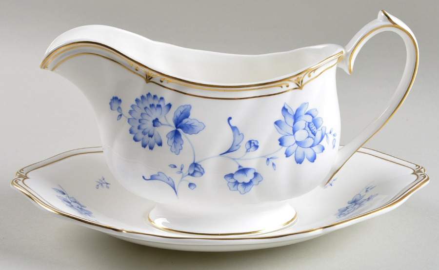 Ashbury Gravy Boat & Underplate by Wedgwood-1