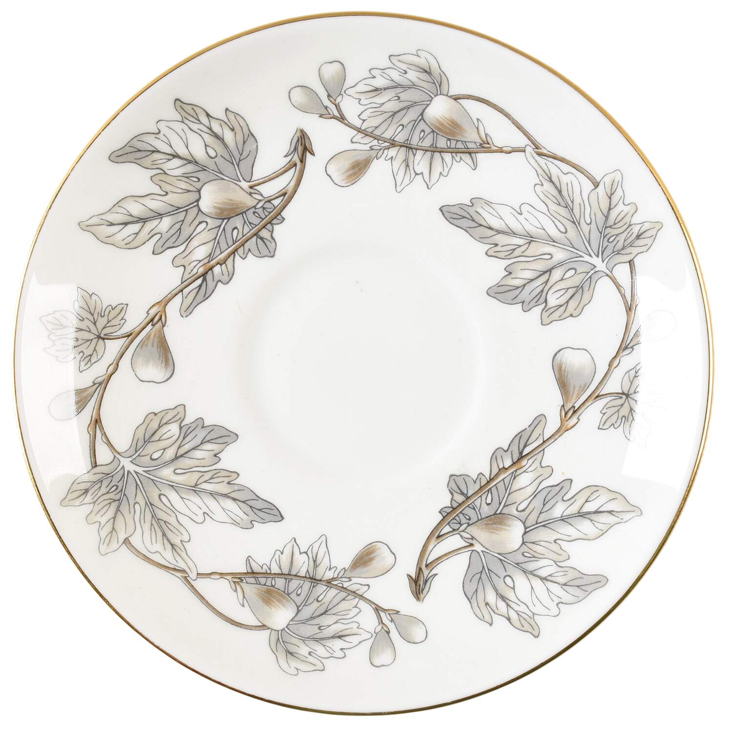 Ashford Grey Saucer for Footed Cup by Wedgwood-1