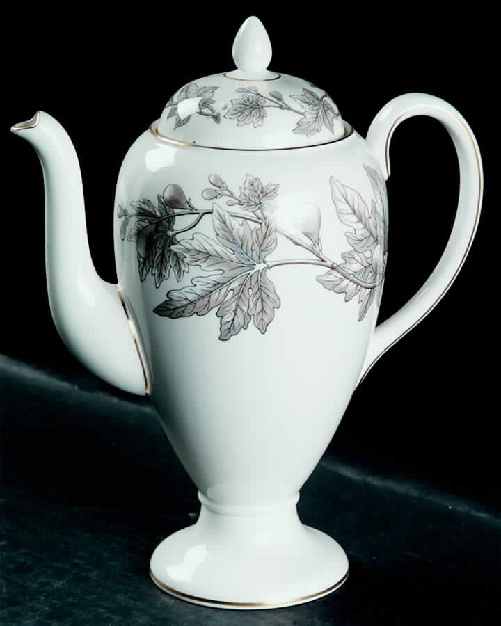 Ashford Grey Coffee Pot & Lid by Wedgwood-1
