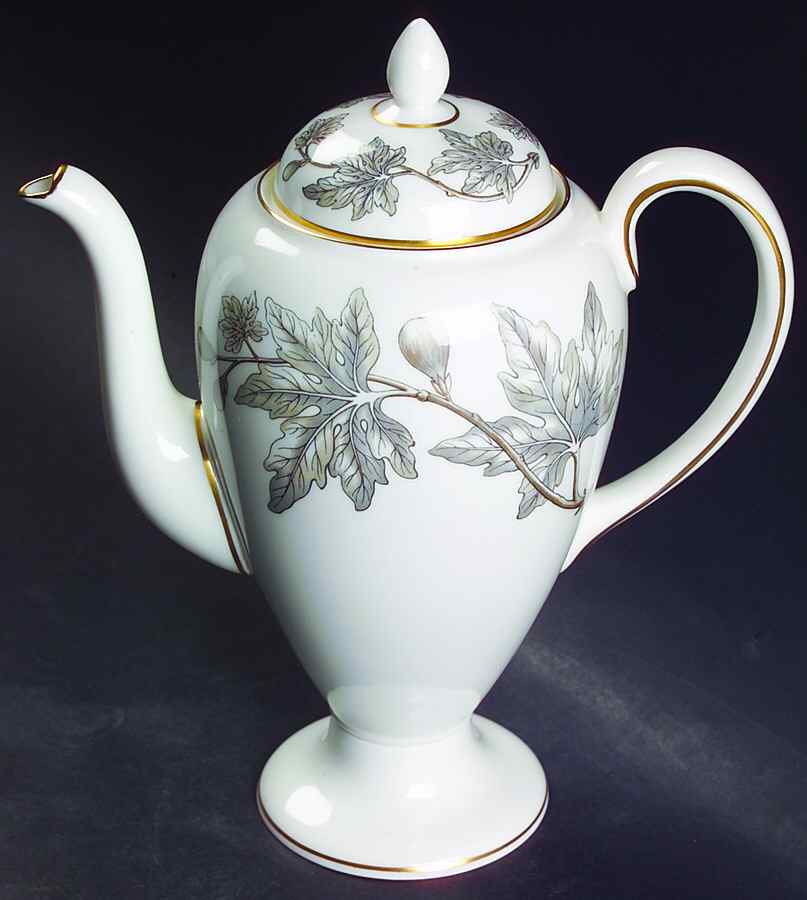 Ashford Grey Small Coffee Pot & Lid by Wedgwood-1