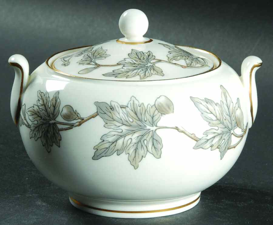 Ashford Grey 146 Shape Sugar Bowl & Lid by Wedgwood-1