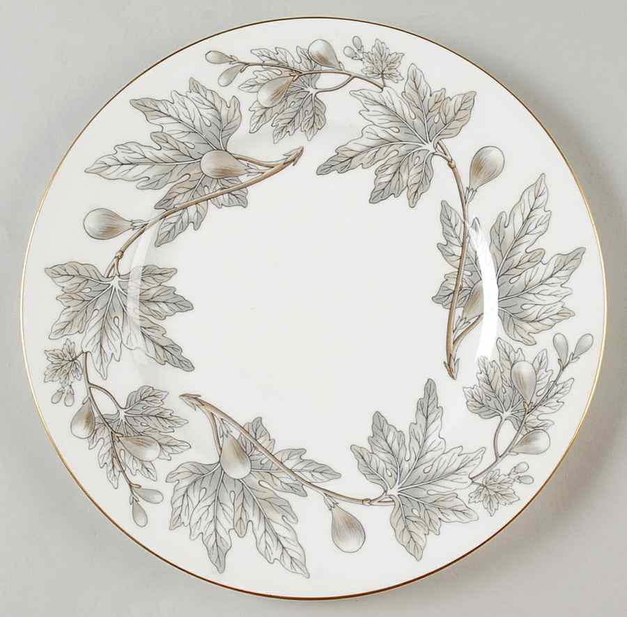 Ashford Grey Luncheon Plate by Wedgwood-1