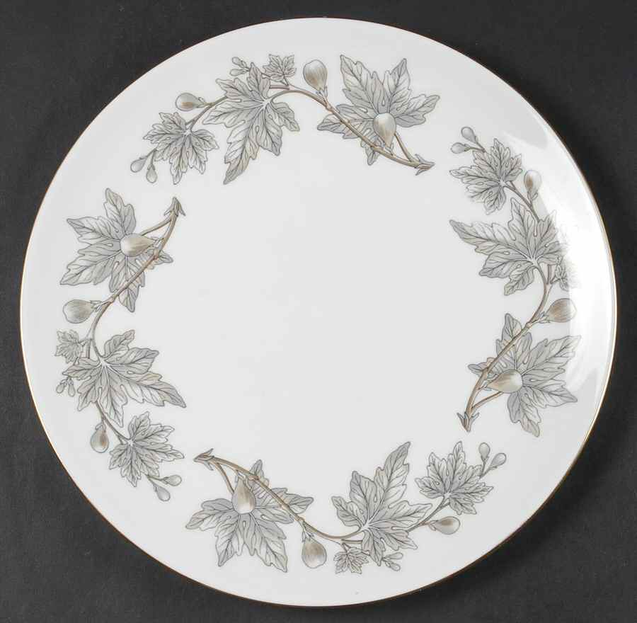 Ashford Grey Cake Plate by Wedgwood-1