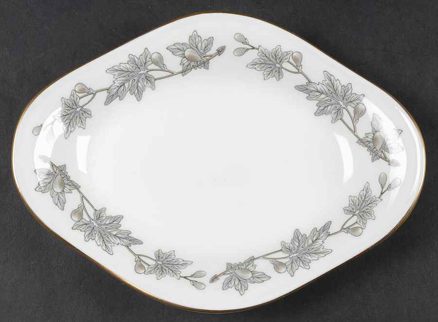 Ashford Grey Relish/Gravy Underplate by Wedgwood-1