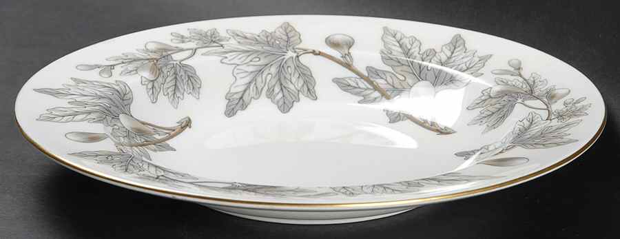 Ashford Grey Large Rim Soup Bowl by Wedgwood-1