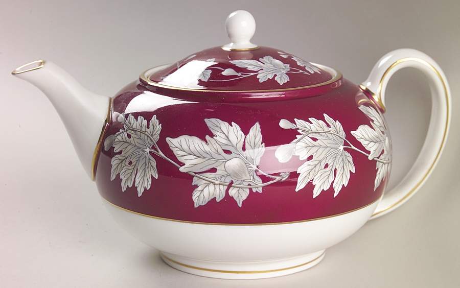 Ashford Red Teapot & Lid by Wedgwood-1