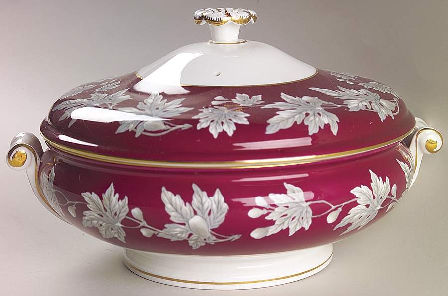Ashford Red Round Covered Vegetable by Wedgwood-1