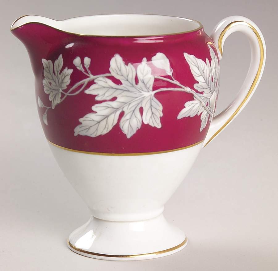 Ashford Red Globe Shape Creamer by Wedgwood-1