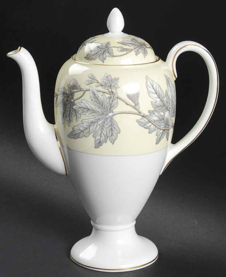 Ashford Yellow Coffee Pot & Lid by Wedgwood-1