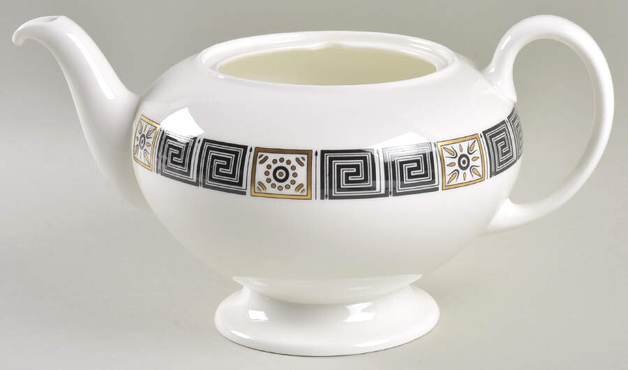 Asia Black Teapot No Lid by Wedgwood-1