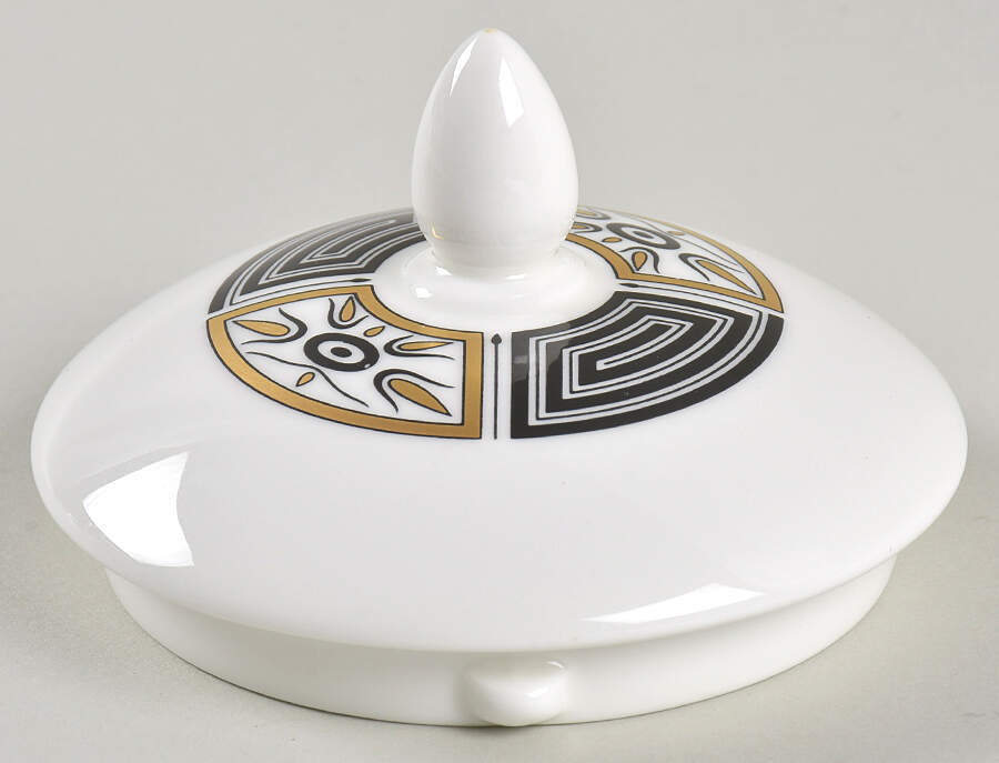 Asia Black Lid for Teapot by Wedgwood-1