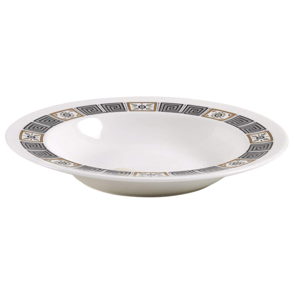 Asia Black Rim Soup Bowl by Wedgwood-1