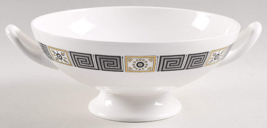Asia Black Round Vegetable No Lid by Wedgwood-1
