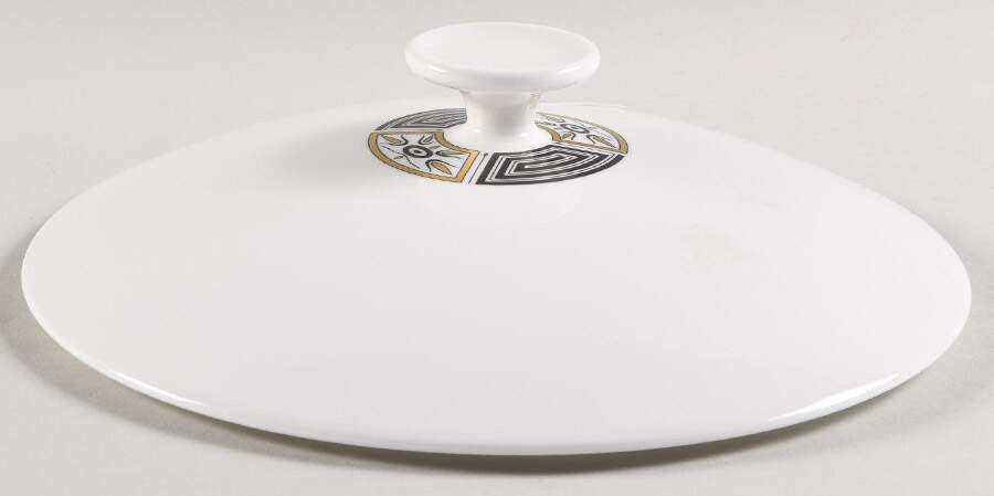 Asia Black Lid for Round Vegetable by Wedgwood-1