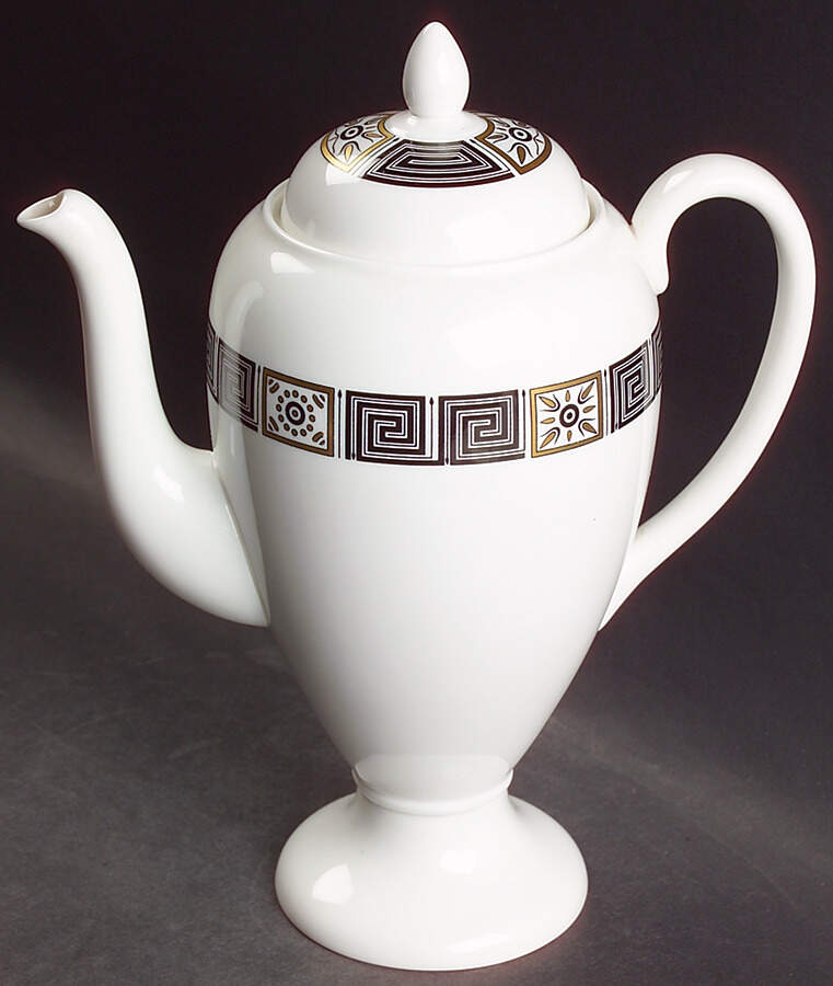 Asia Black Coffee Pot & Lid by Wedgwood-1