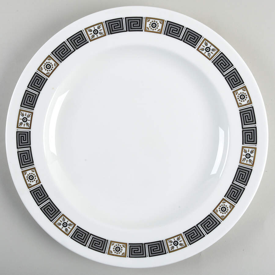 Asia Black 13" Chop Plate (Round Platter) by Wedgwood-1