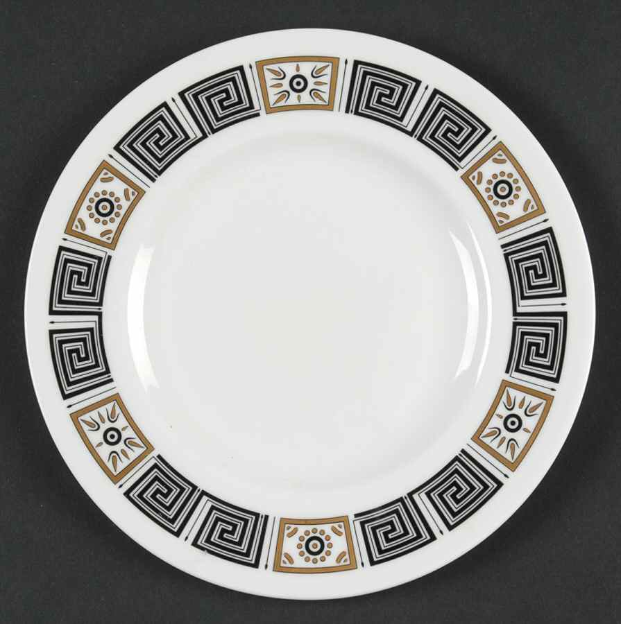 Asia Black Dessert/Pie Plate by Wedgwood-1