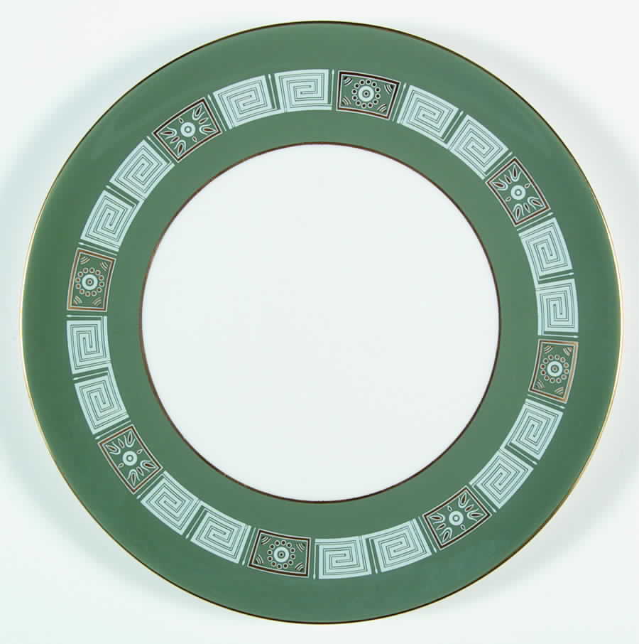 Asia Green Cake Plate by Wedgwood-1