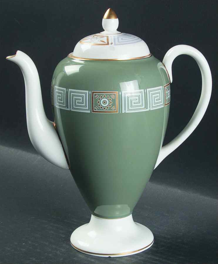 Asia Green Mini Coffee Pot & Lid by Wedgwood-1