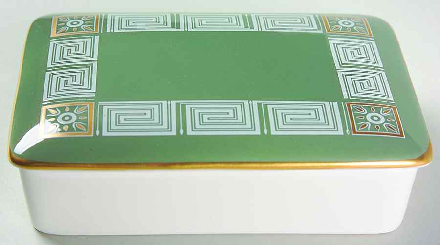 Asia Green Cigarette Box & Lid by Wedgwood-1