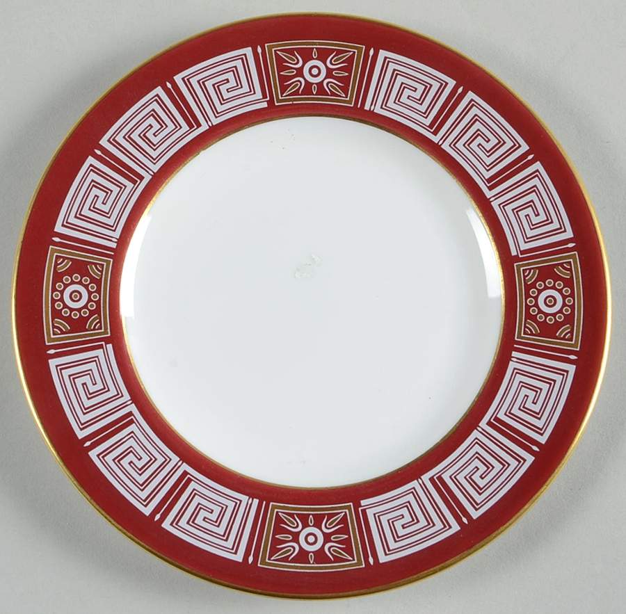 Asia Red Bread & Butter Plate by Wedgwood-1