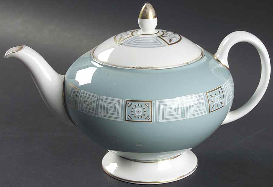 Asia Turquoise Teapot & Lid by Wedgwood-1