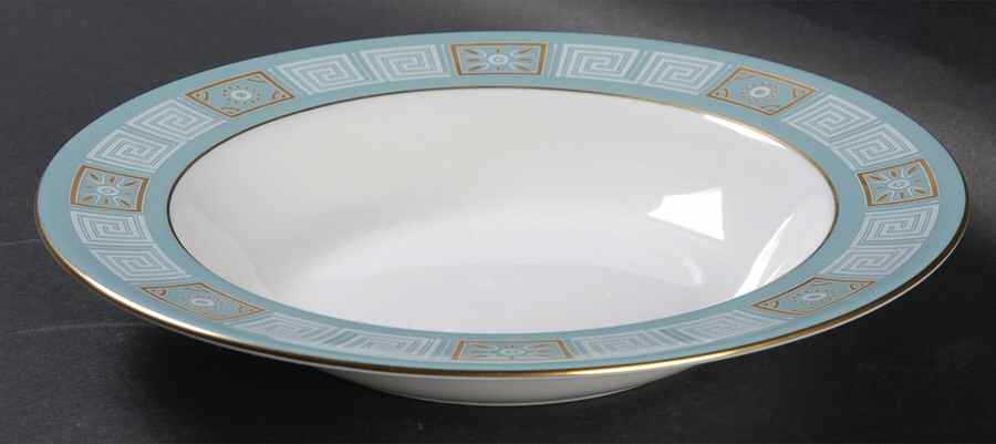 Asia Turquoise Rim Soup Bowl by Wedgwood-1