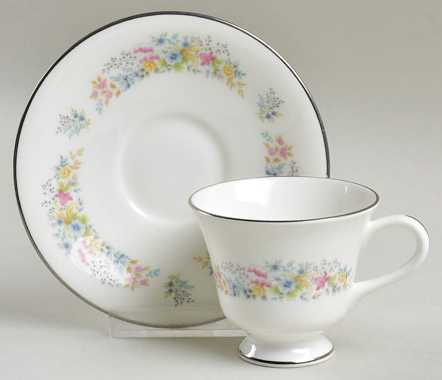 Aspen Footed Demitasse Cup & Saucer Set by Wedgwood-1
