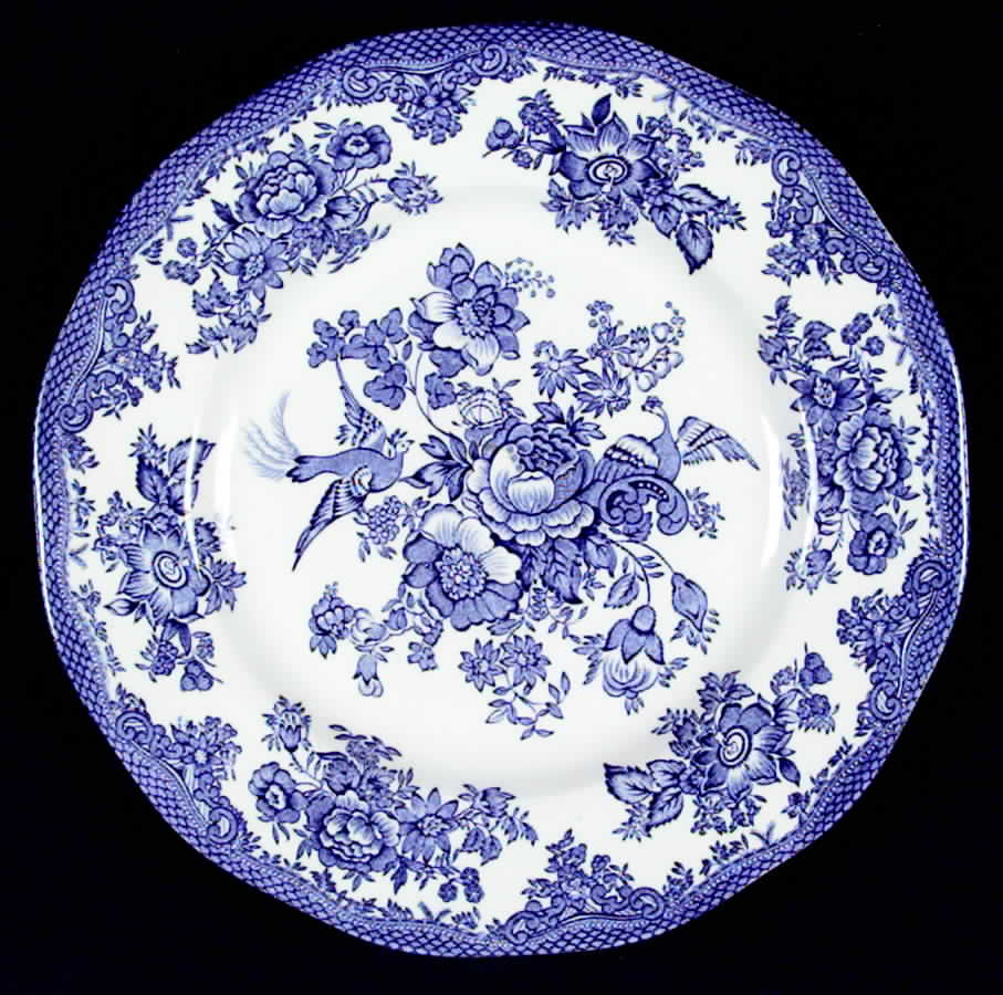 Asiatic Pheasant Blue Dinner Plate by Wedgwood-1
